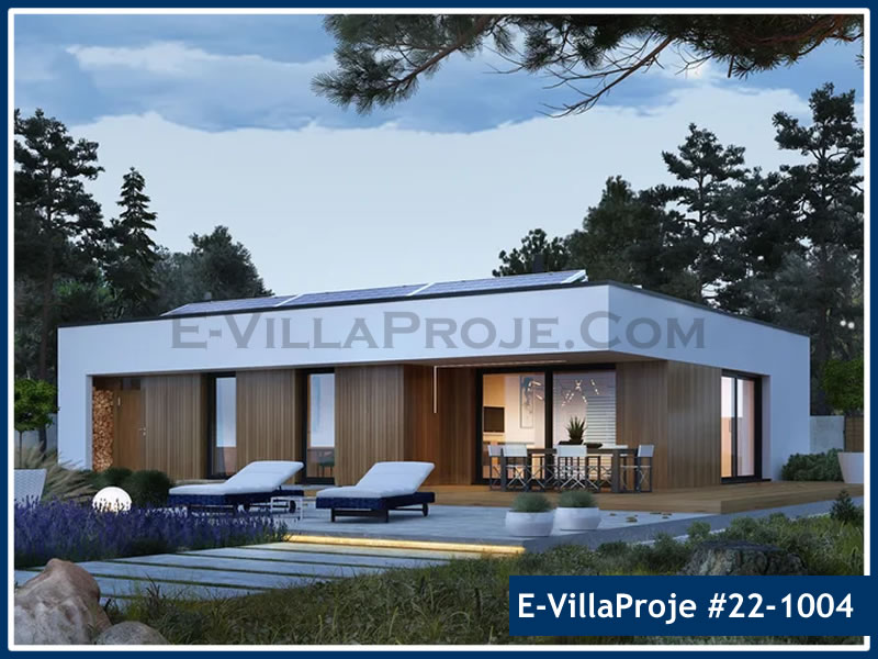 CKV-22-1004 153 m2 4+1 Tek Katlı Çelik Konstrüksiyon Villa Modeli