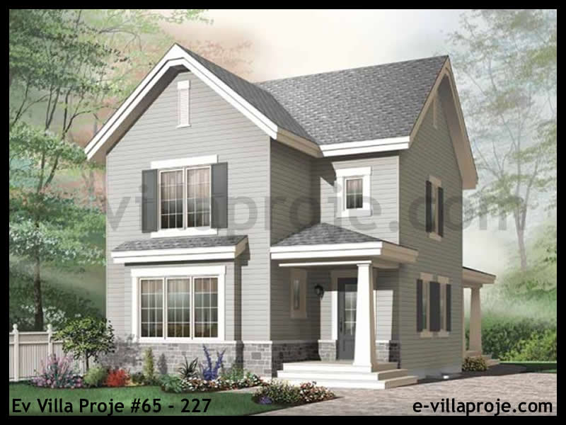 CKV-65-227 154 m2 4+1 2 Katlı (Dubleks) Çelik Konstrüksiyon Villa Modeli