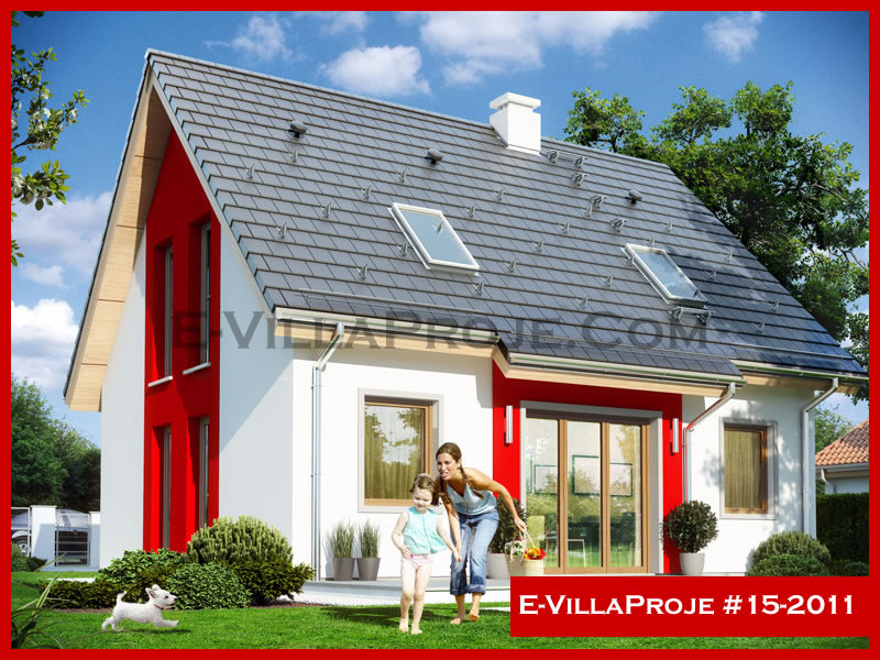 CKV-15-2011 154 m2 4+1 2 Katlı (Dubleks) Çelik Konstrüksiyon Villa Modeli