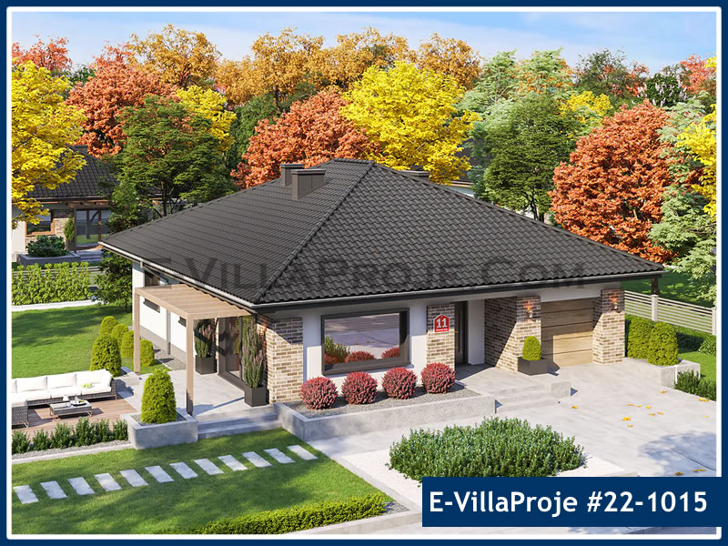 CKV-22-1015 155 m2 4+1 Tek Katlı Çelik Konstrüksiyon Villa Modeli