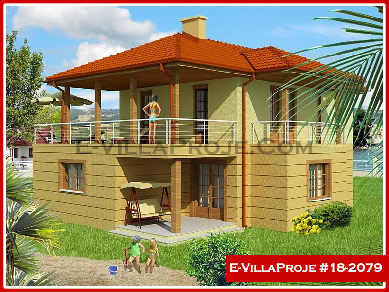 CKV-18-2079 157 m2 4+1 2 Katlı (Dubleks) Çelik Konstrüksiyon Villa Modeli