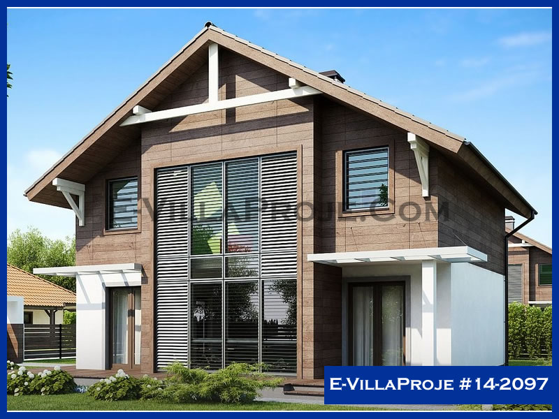 CKV-14-2097 158 m2 4+1 2 Katlı (Dubleks) Çelik Konstrüksiyon Villa Modeli