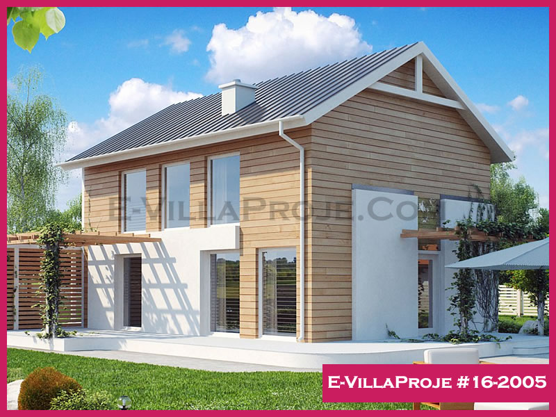 CKV-16-2005 160 m2 4+1 2 Katlı (Dubleks) Çelik Konstrüksiyon Villa Modeli