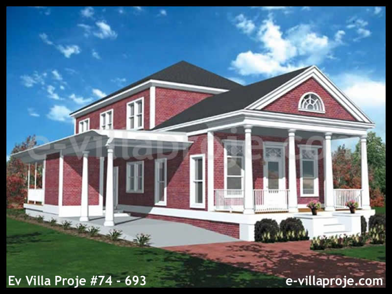 CKV-74-693 161 m2 4+1 2 Katlı (Dubleks) Çelik Konstrüksiyon Villa Modeli