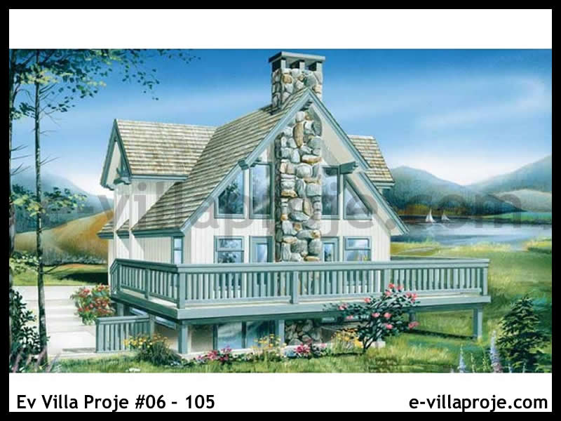CKV-06-105 162 m2 4+1 2 Katlı (Dubleks) Çelik Konstrüksiyon Villa Modeli