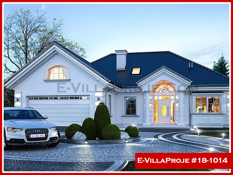 CKV-18-1014 163 m2 4+1 Tek Katlı Çelik Konstrüksiyon Villa Modeli