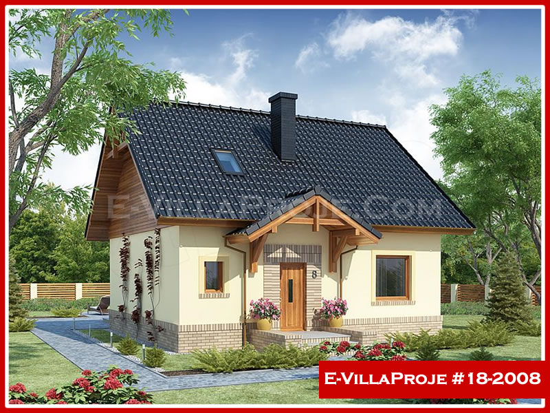 CKV-18-2008 164 m2 4+1 2 Katlı (Dubleks) Çelik Konstrüksiyon Villa Modeli