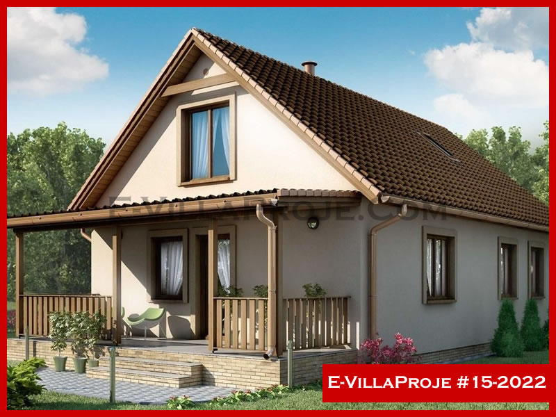 CKV-15-2022 164 m2 4+1 2 Katlı (Dubleks) Çelik Konstrüksiyon Villa Modeli