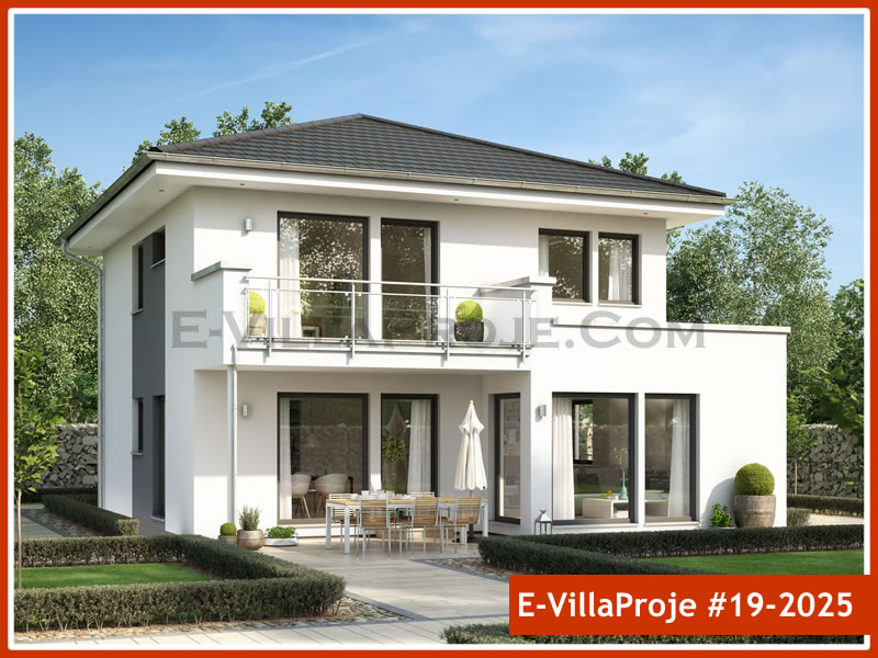 CKV-19-2025 164 m2 4+1 2 Katlı (Dubleks) Çelik Konstrüksiyon Villa Modeli