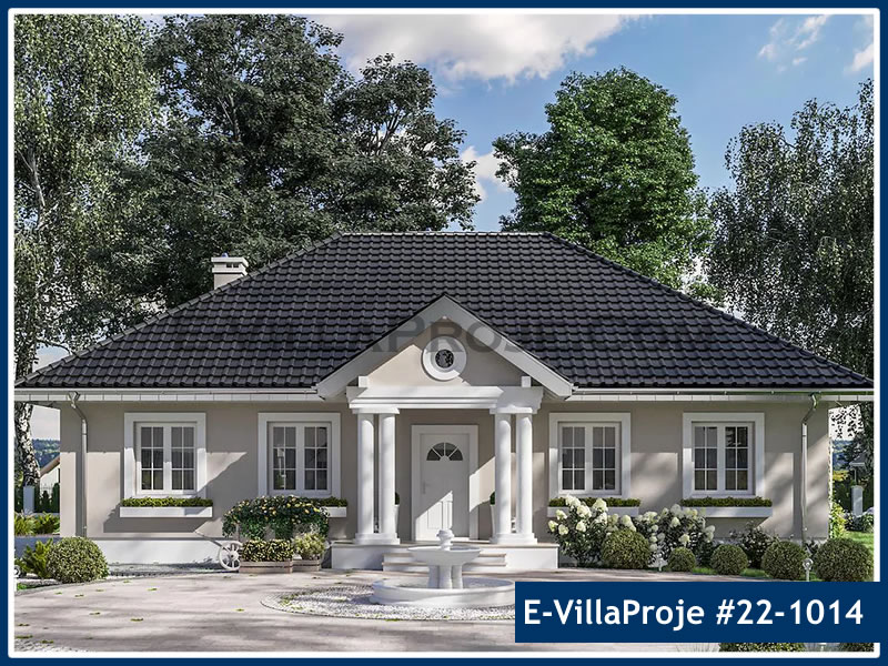 CKV-22-1014 164 m2 4+1 Tek Katlı Çelik Konstrüksiyon Villa Modeli
