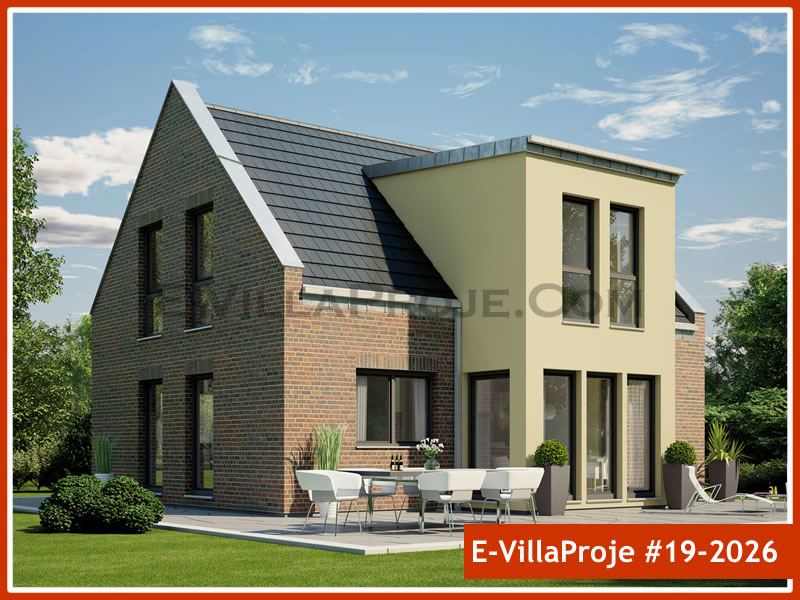 CKV-19-2026 165 m2 4+1 2 Katlı (Dubleks) Çelik Konstrüksiyon Villa Modeli