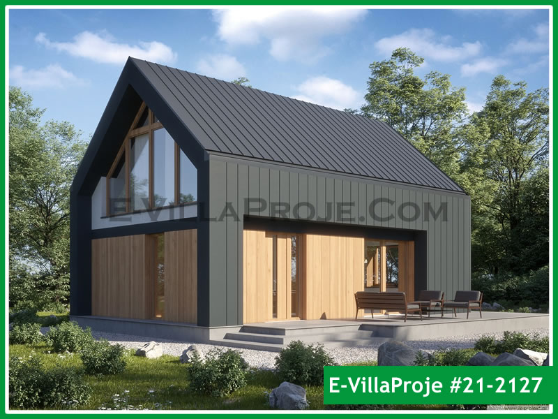 CKV-21-2127 165 m2 4+1 2 Katlı (Dubleks) Çelik Konstrüksiyon Villa Modeli