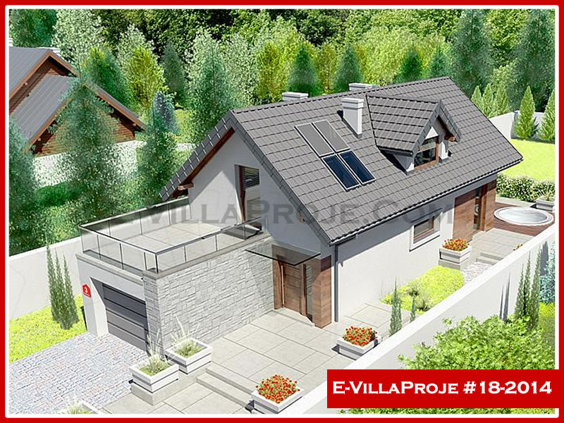 CKV-18-2014 166 m2 4+1 2 Katlı (Dubleks) Çelik Konstrüksiyon Villa Modeli