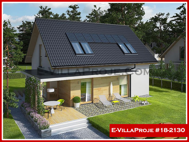 CKV-18-2130 167 m2 4+1 2 Katlı (Dubleks) Çelik Konstrüksiyon Villa Modeli