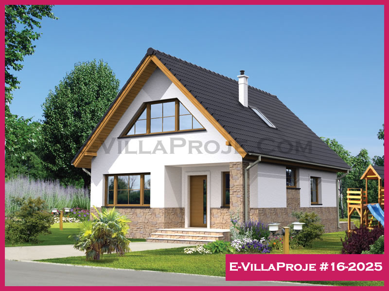 CKV-16-2025 167 m2 4+1 2 Katlı (Dubleks) Çelik Konstrüksiyon Villa Modeli