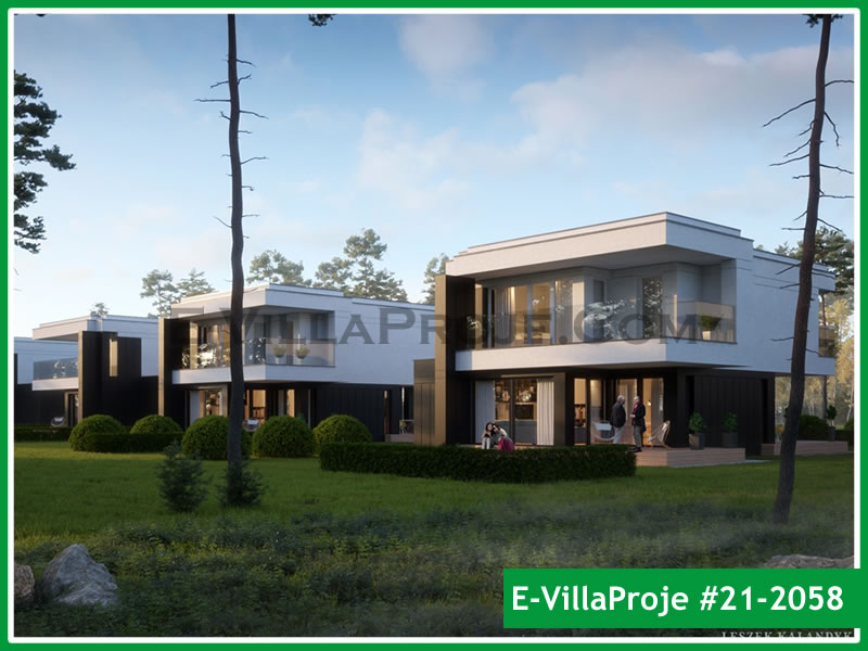 CKV-21-2058 168 m2 4+1 2 Katlı (Dubleks) Çelik Konstrüksiyon Villa Modeli