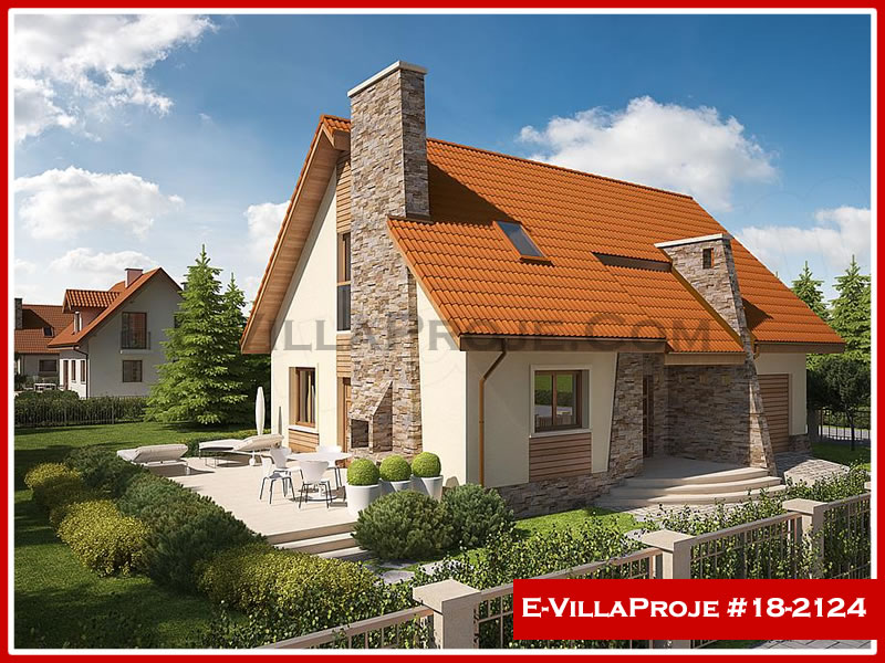 CKV-18-2124 168 m2 4+1 2 Katlı (Dubleks) Çelik Konstrüksiyon Villa Modeli