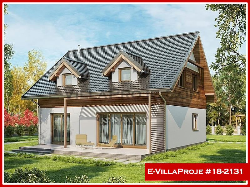 CKV-18-2131 170 m2 4+1 2 Katlı (Dubleks) Çelik Konstrüksiyon Villa Modeli