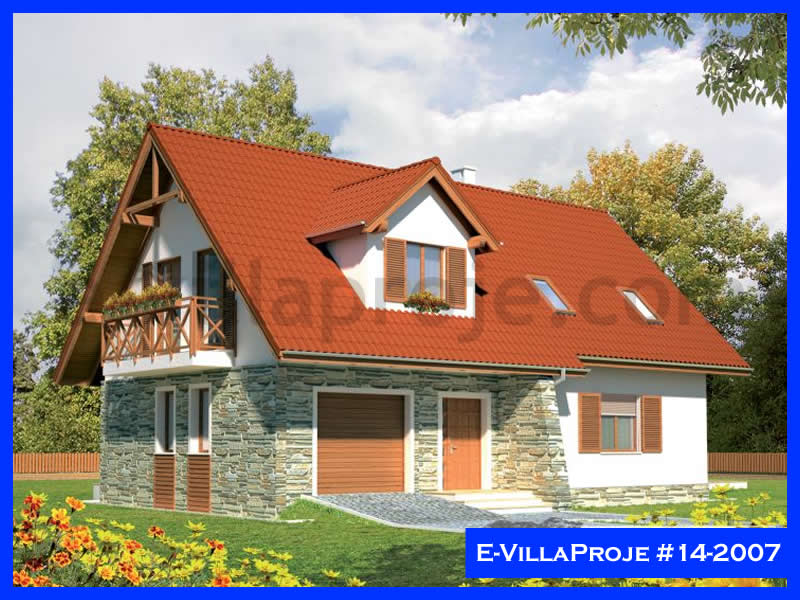 CKV-14-2007 170 m2 4+1 2 Katlı (Dubleks) Çelik Konstrüksiyon Villa Modeli