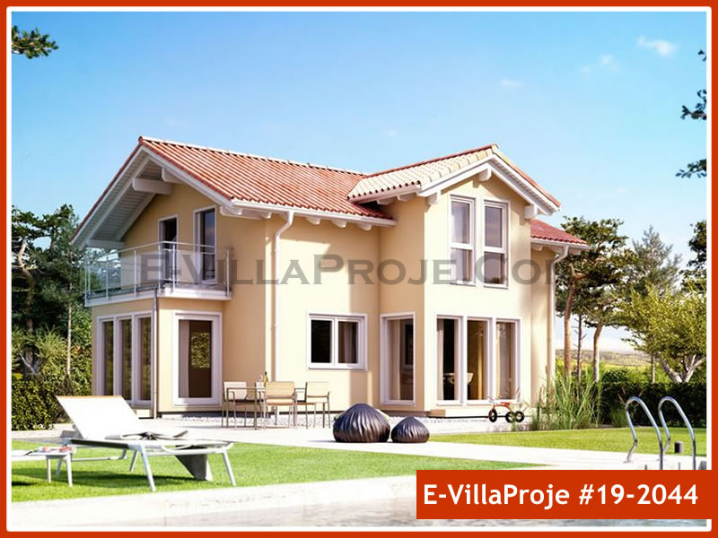 CKV-19-2044 171 m2 4+1 2 Katlı (Dubleks) Çelik Konstrüksiyon Villa Modeli
