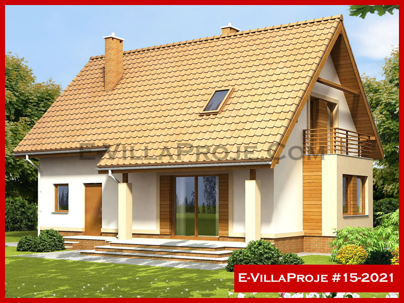 CKV-15-2021 172 m2 4+1 2 Katlı (Dubleks) Çelik Konstrüksiyon Villa Modeli