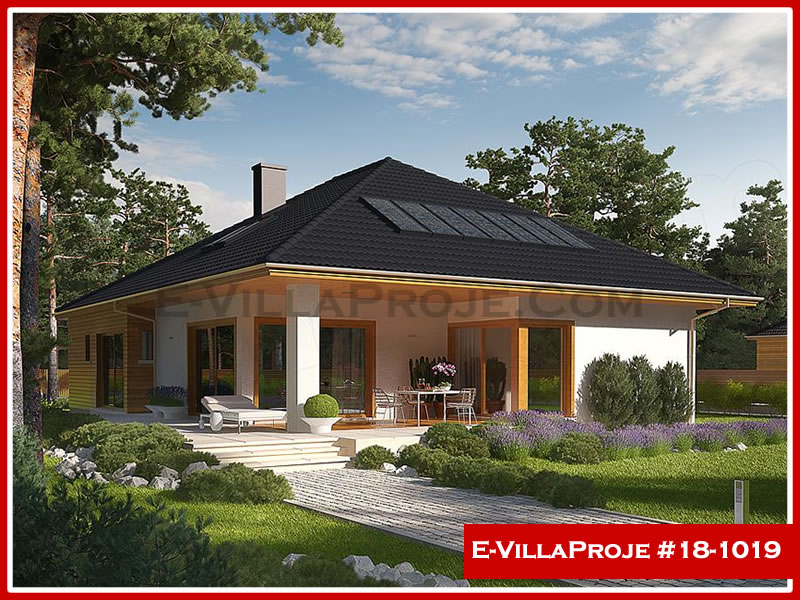 CKV-18-1019 173 m2 4+1 Tek Katlı Çelik Konstrüksiyon Villa Modeli