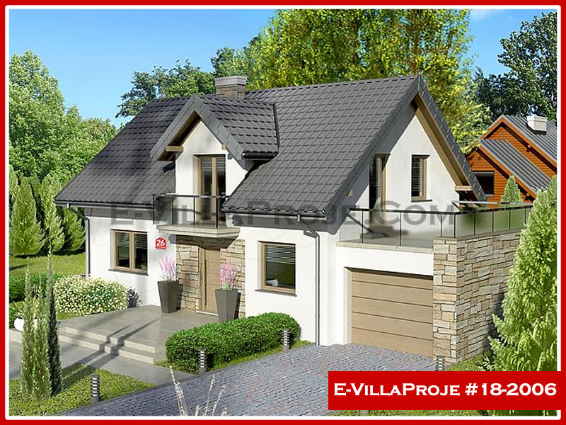 CKV-18-2006 174 m2 4+1 2 Katlı (Dubleks) Çelik Konstrüksiyon Villa Modeli