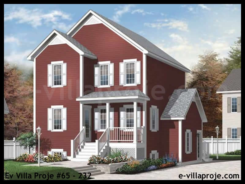 CKV-65-232 174 m2 4+1 2 Katlı (Dubleks) Çelik Konstrüksiyon Villa Modeli
