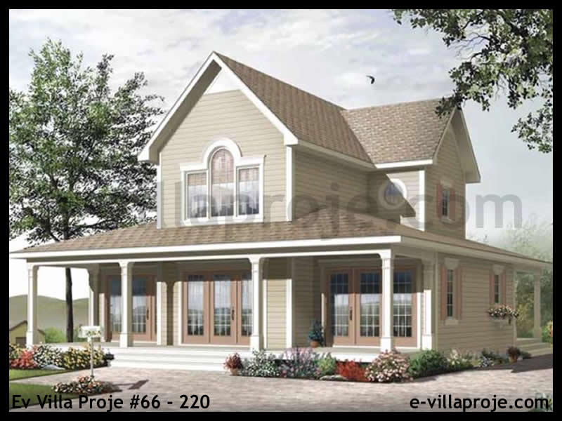 CKV-66-220 176 m2 4+1 2 Katlı (Dubleks) Çelik Konstrüksiyon Villa Modeli