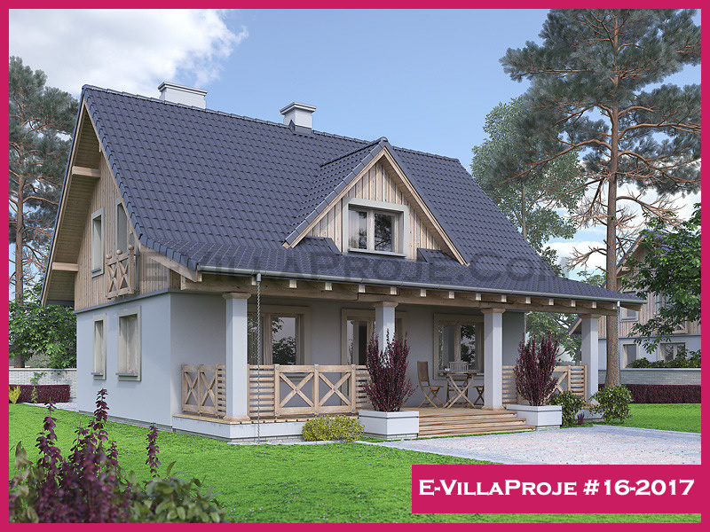 CKV-16-2017 176 m2 4+1 Tek Katlı Çelik Konstrüksiyon Villa Modeli