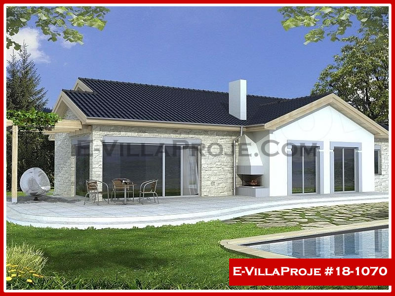 CKV-18-1070 177 m2 4+1 Tek Katlı Çelik Konstrüksiyon Villa Modeli