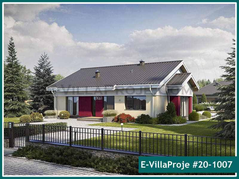 CKV-20-1007 177 m2 4+1 Tek Katlı Çelik Konstrüksiyon Villa Modeli