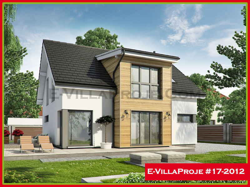 CKV-17-2012 178 m2 4+1 2 Katlı (Dubleks) Çelik Konstrüksiyon Villa Modeli