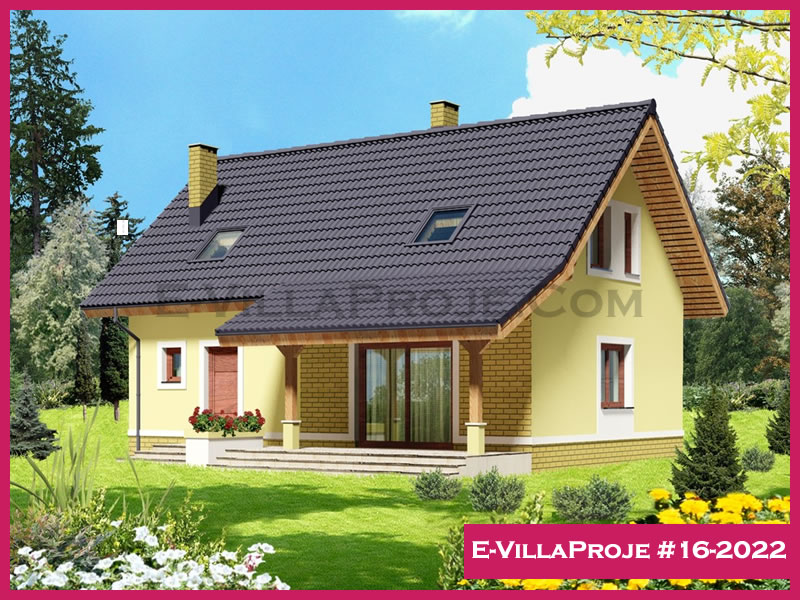CKV-16-2022 179 m2 4+1 2 Katlı (Dubleks) Çelik Konstrüksiyon Villa Modeli