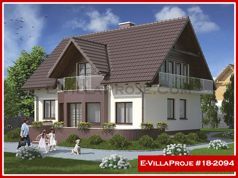 CKV-18-2094 179 m2 4+1 2 Katlı (Dubleks) Çelik Konstrüksiyon Villa Modeli