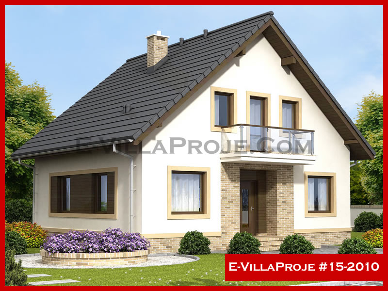 CKV-15-2010 180 m2 5+1 2 Katlı (Dubleks) Çelik Konstrüksiyon Villa Modeli