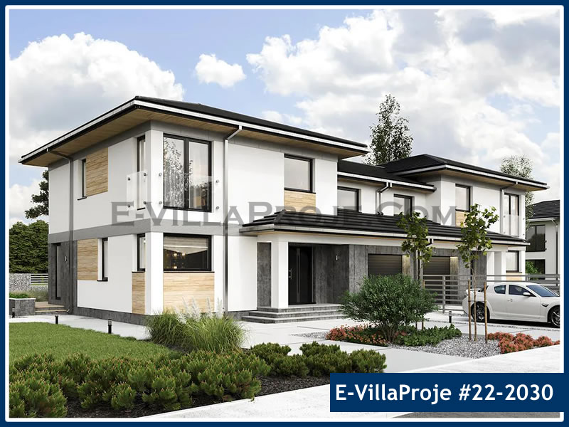 CKV-22-2030 181 m2 5+1 2 Katlı (Dubleks) Çelik Konstrüksiyon Villa Modeli