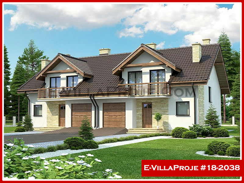 CKV-18-2038 181 m2 5+1 2 Katlı (Dubleks) Çelik Konstrüksiyon Villa Modeli