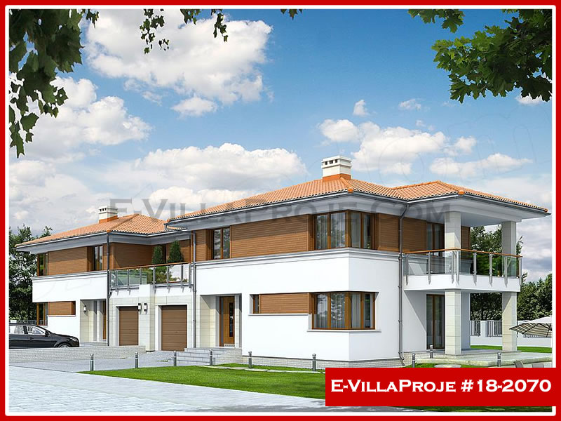 CKV-18-2070 181 m2 5+1 2 Katlı (Dubleks) Çelik Konstrüksiyon Villa Modeli