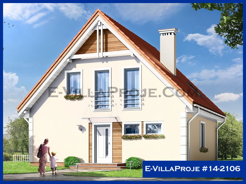 CKV-14-2106 181 m2 5+1 2 Katlı (Dubleks) Çelik Konstrüksiyon Villa Modeli
