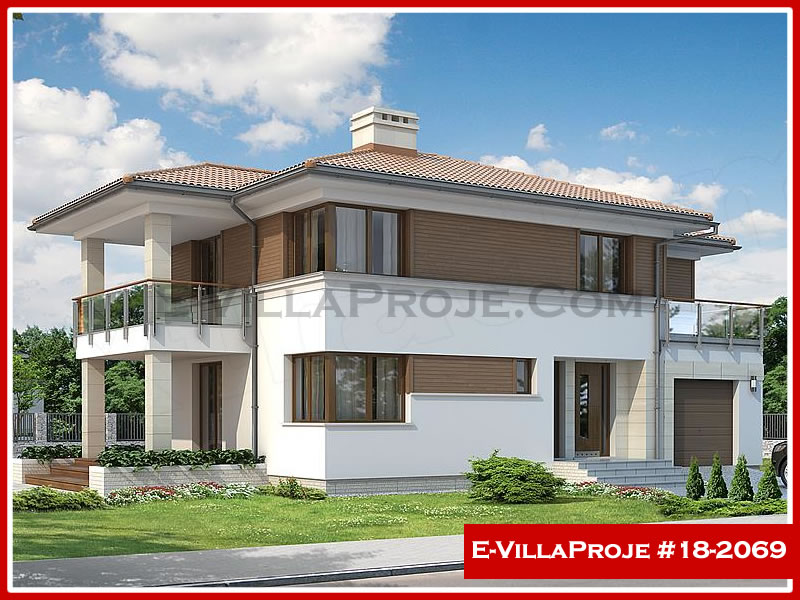 CKV-18-2069 181 m2 5+1 2 Katlı (Dubleks) Çelik Konstrüksiyon Villa Modeli
