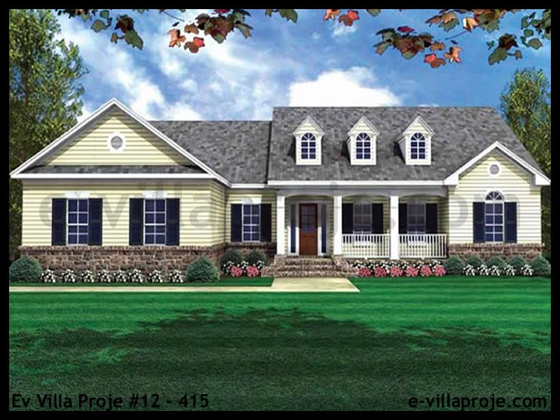 CKV-12-415 182 m2 5+1 Tek Katlı Çelik Konstrüksiyon Villa Modeli