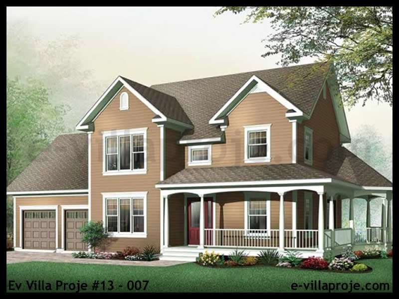 CKV-13-007 183 m2 5+1 2 Katlı (Dubleks) Çelik Konstrüksiyon Villa Modeli