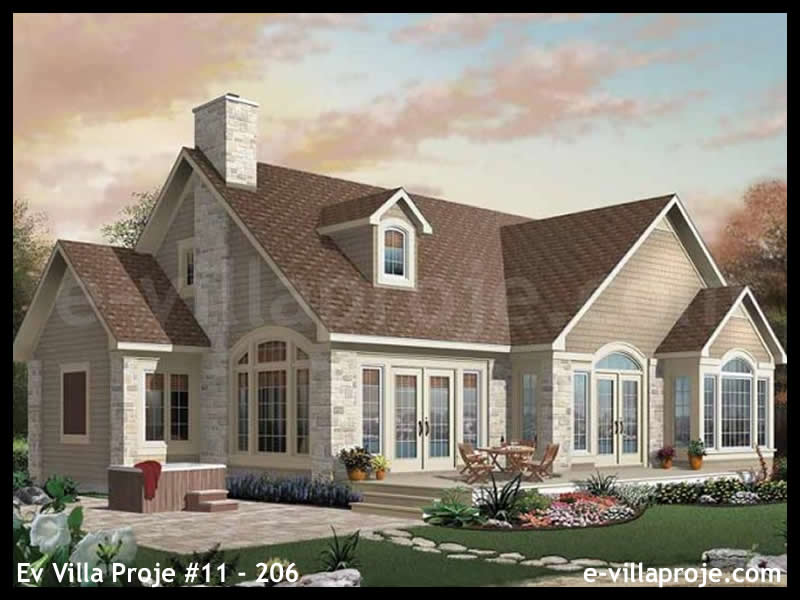 CKV-11-206 184 m2 5+1 2 Katlı (Dubleks) Çelik Konstrüksiyon Villa Modeli