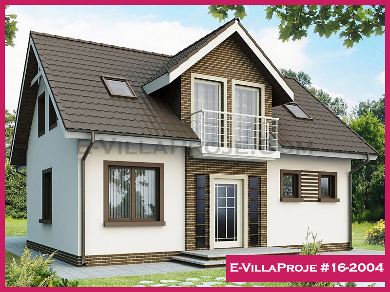 CKV-16-2004 185 m2 5+1 2 Katlı (Dubleks) Çelik Konstrüksiyon Villa Modeli