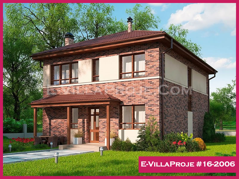 CKV-16-2006 185 m2 5+1 2 Katlı (Dubleks) Çelik Konstrüksiyon Villa Modeli