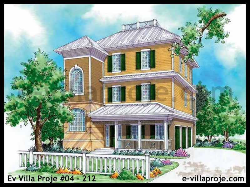 CKV-04-212 185 m2 5+1 3 Katlı (Dubleks) Çelik Konstrüksiyon Villa Modeli