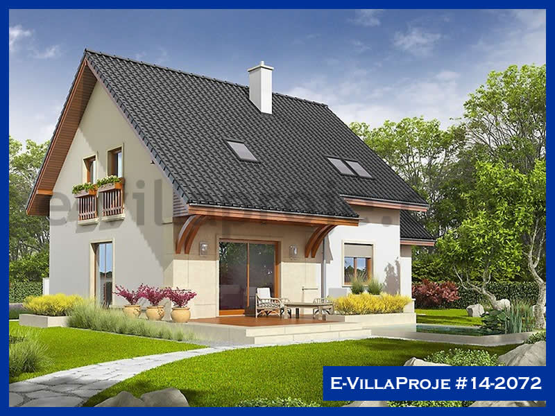 CKV-14-2072 187 m2 5+1 2 Katlı (Dubleks) Çelik Konstrüksiyon Villa Modeli