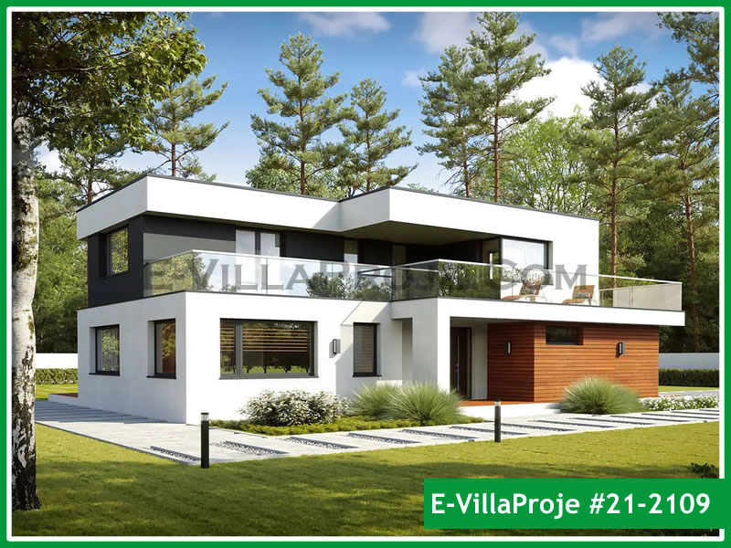 CKV-21-2109 187 m2 5+1 2 Katlı (Dubleks) Çelik Konstrüksiyon Villa Modeli