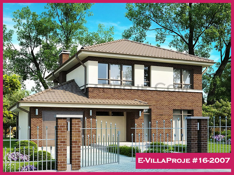 CKV-16-2007 188 m2 5+1 2 Katlı (Dubleks) Çelik Konstrüksiyon Villa Modeli